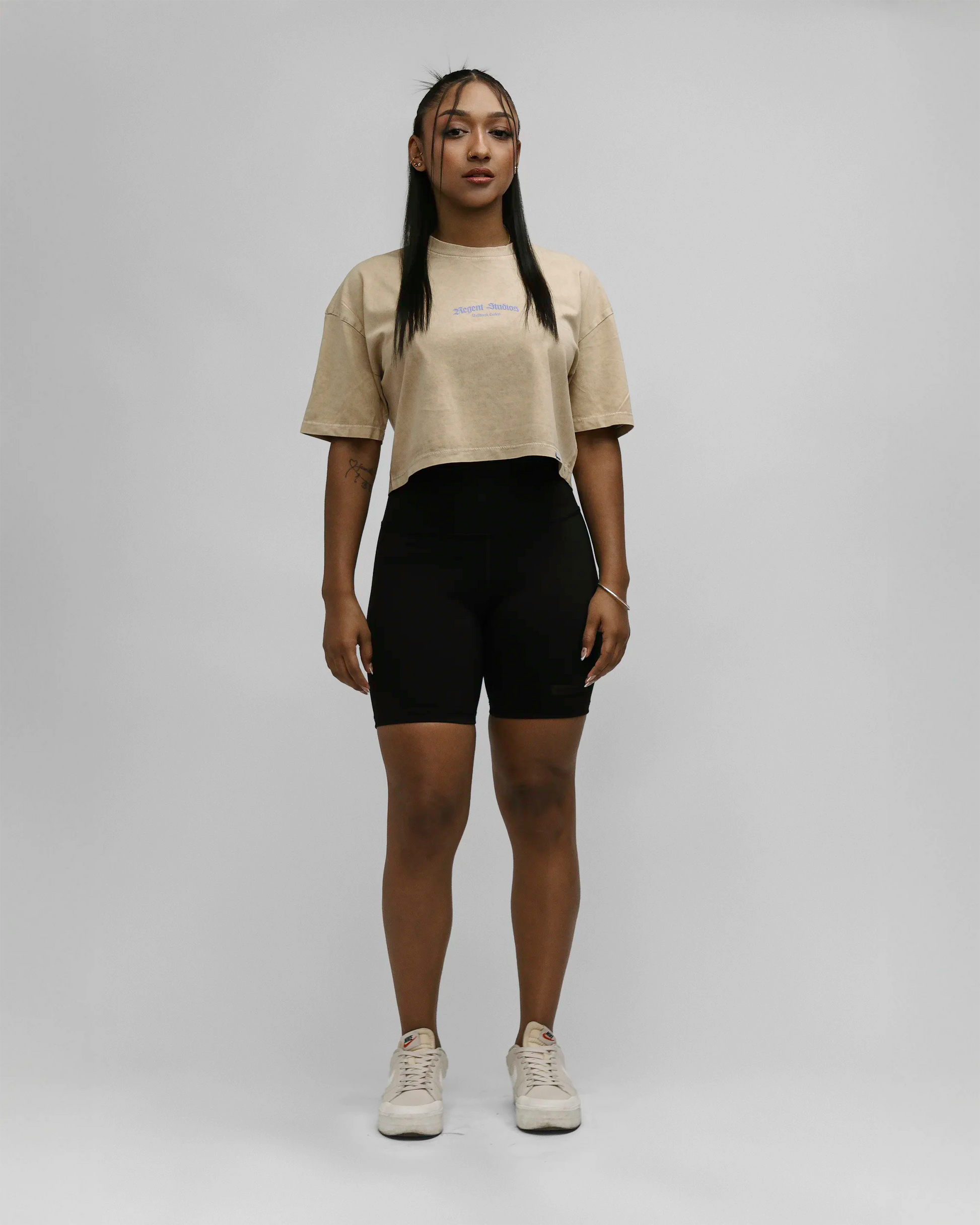 REGENT ANGEL BEIGE CROPTOP